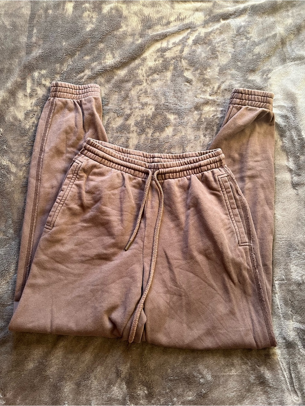 aerie Mauve Brown Drawstring Jogger Pants